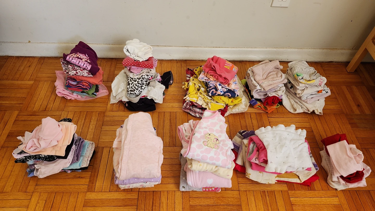 Large Bundle of Baby Girl Clothing