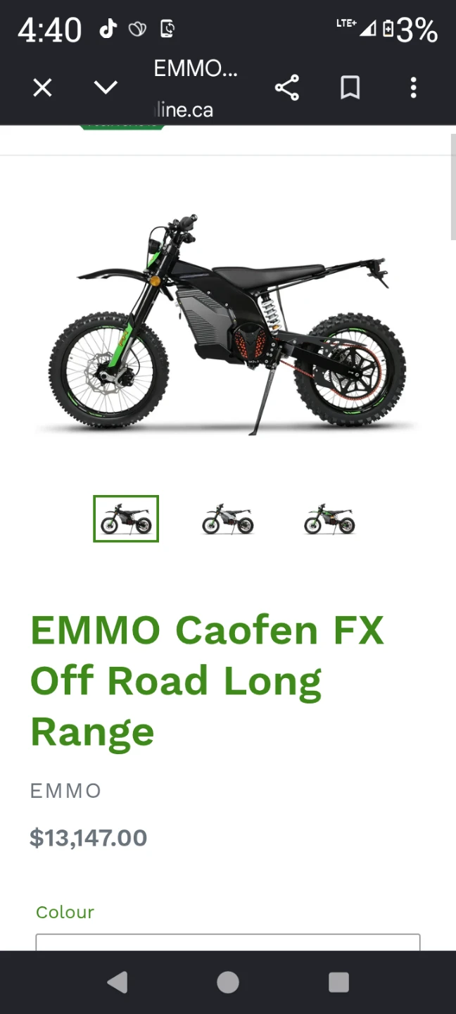 EMMO Caofen FX Off-Road Electric Bike - photo 2