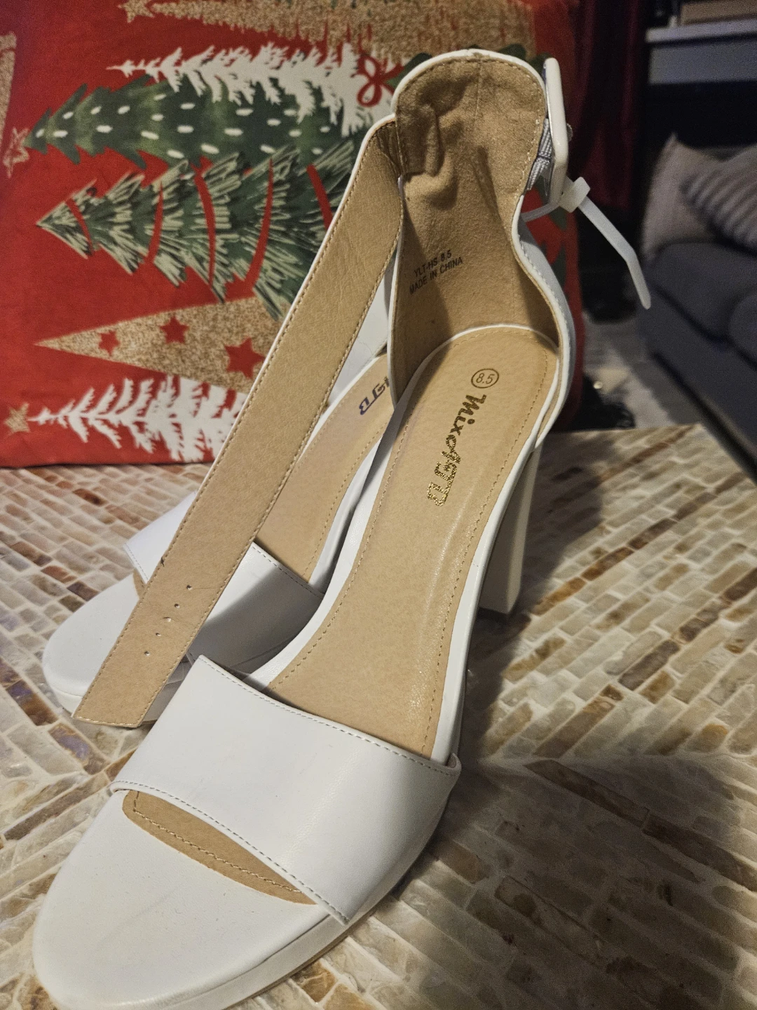 White Mixit Platform Heels - photo 3