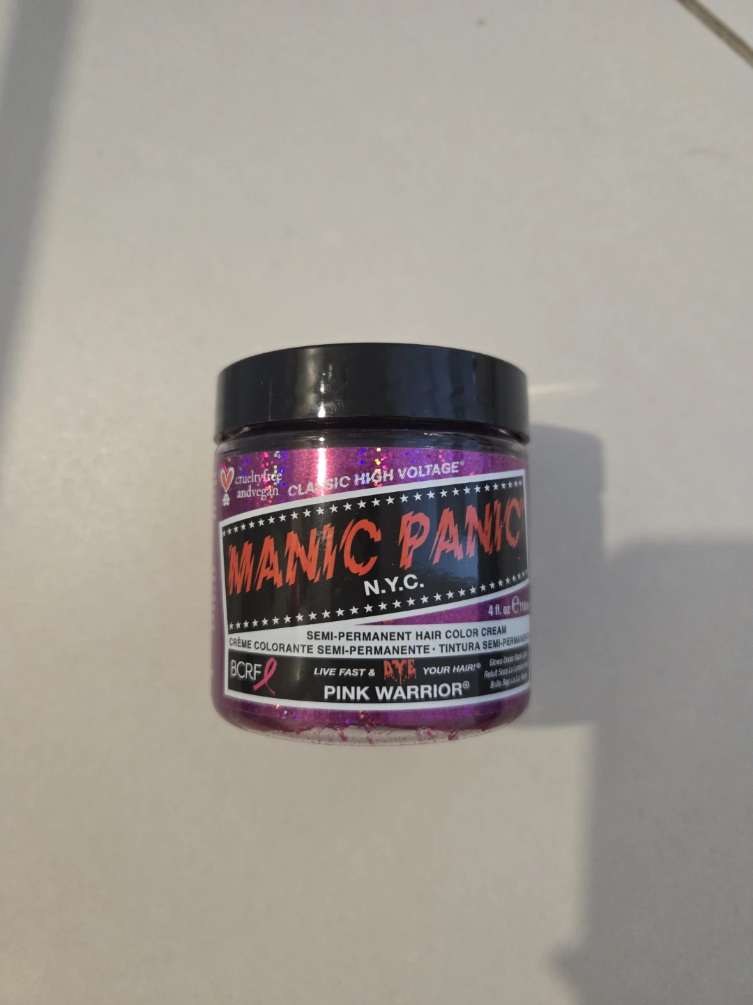 Lightly used Manic Panic Pink Warrior Semi-Permanent Hair Color