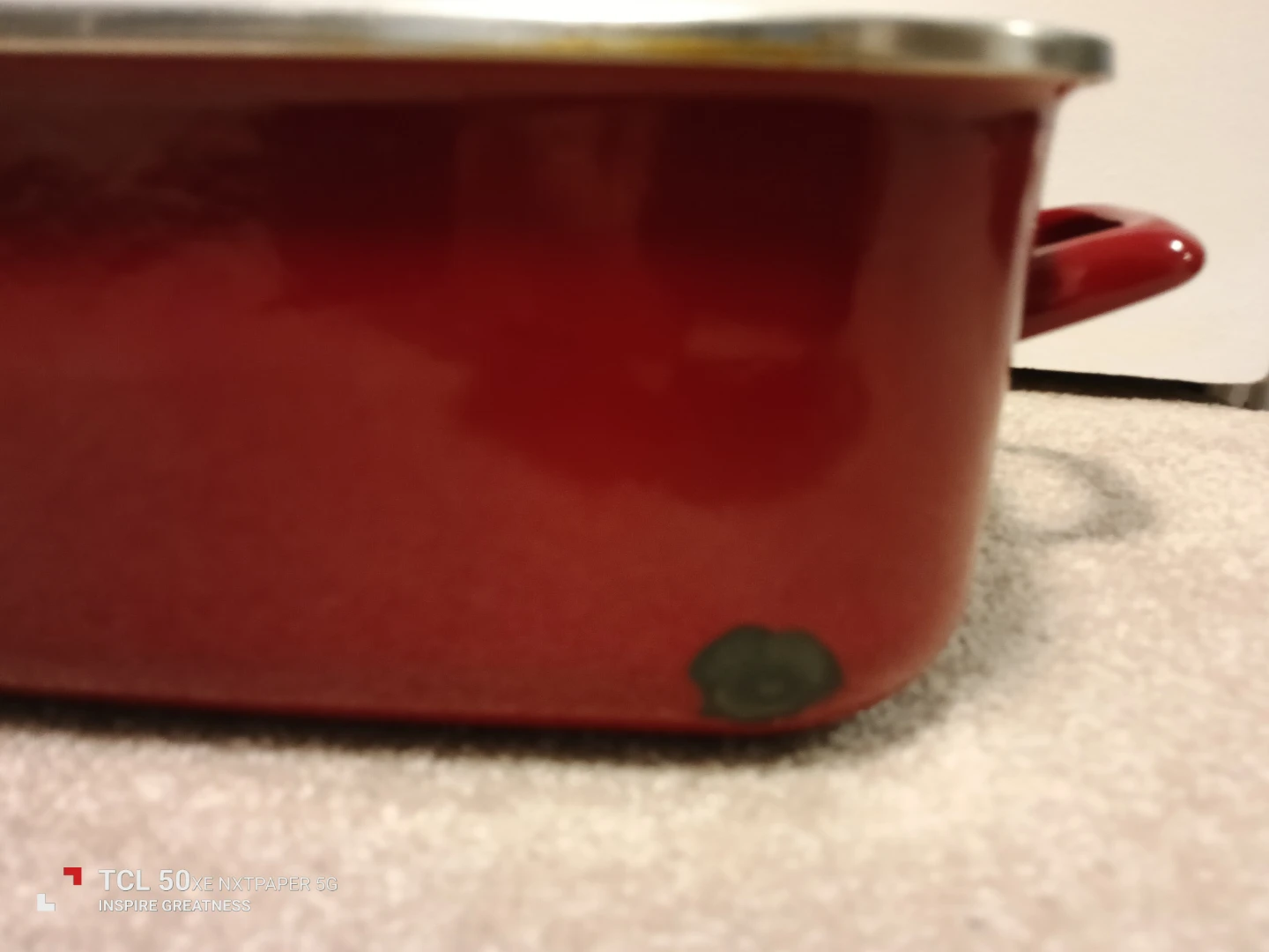 KitchenAid Red Enamel Roasting Pan - photo 5