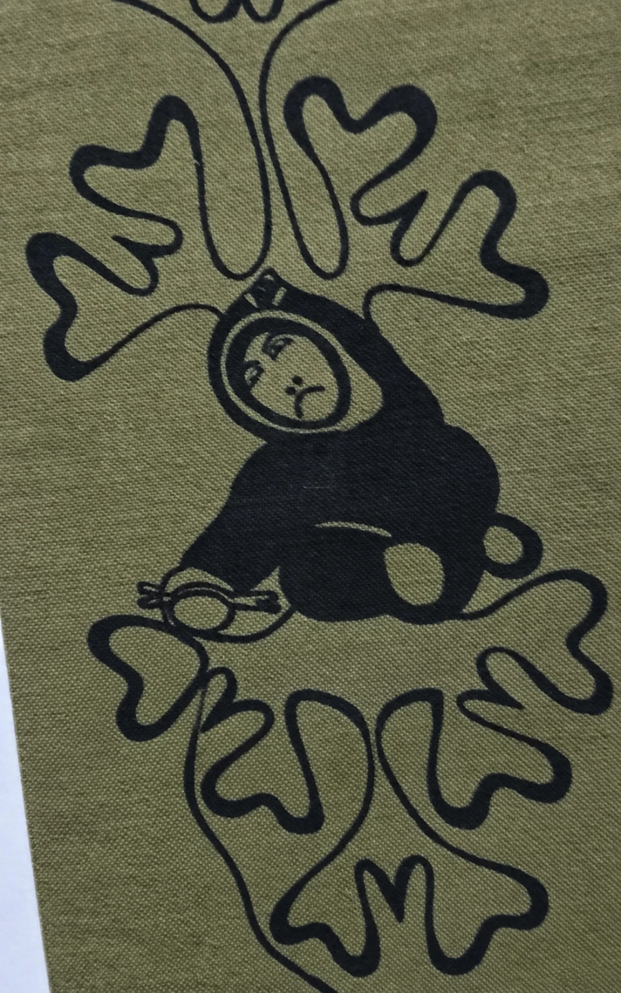 Inuit Silkscreen Textile Picture by Nanooak - photo 2