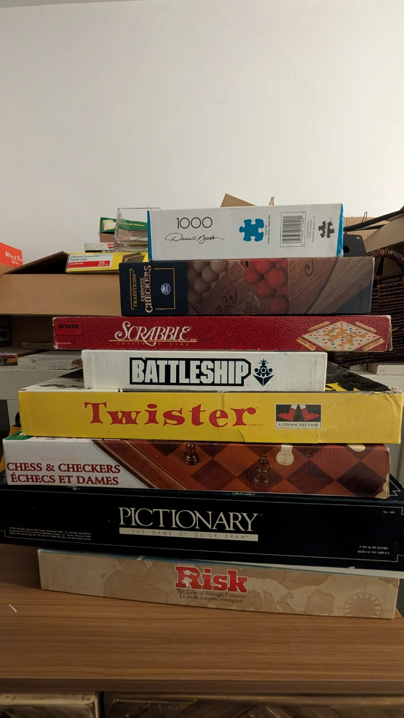 Stack of games