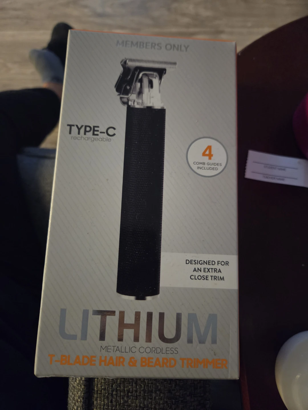 Members Only Lithium Cordless T-Blade Trimmer