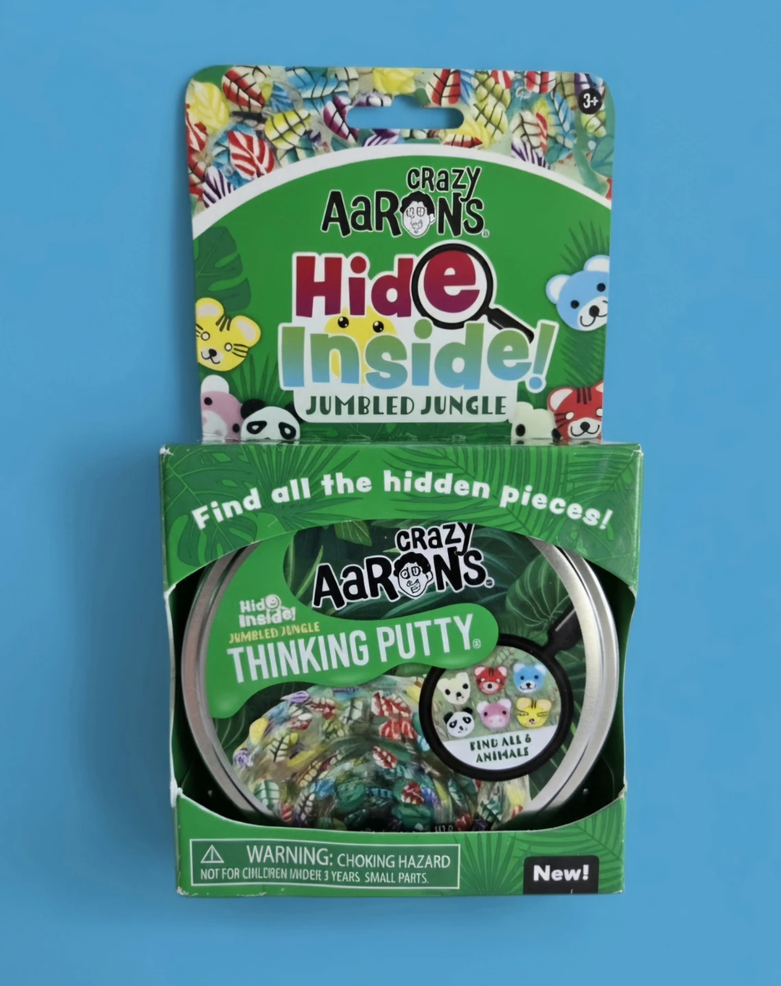 Crazy Aaron's Hide Inside Jumbled Jungle Thinking Putty