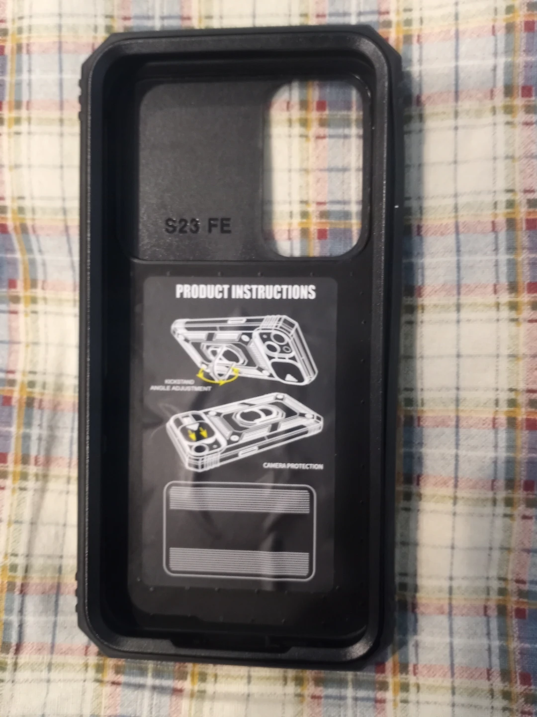 Black Samsung Galaxy S23 FE protective case - photo 2