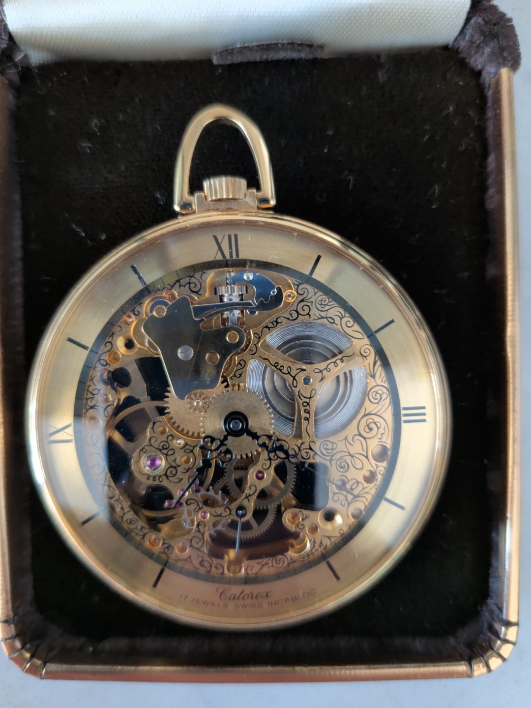 Catorex 17 Jewels Skeleton Pocket Watch - photo 2