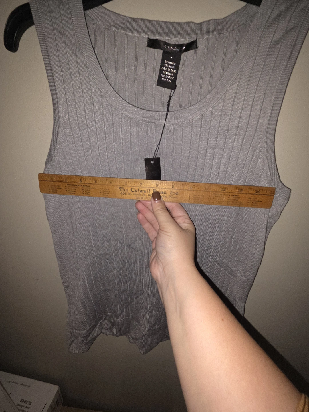 Levin & Madison Ribbed Tank Top, Size Large - photo 4