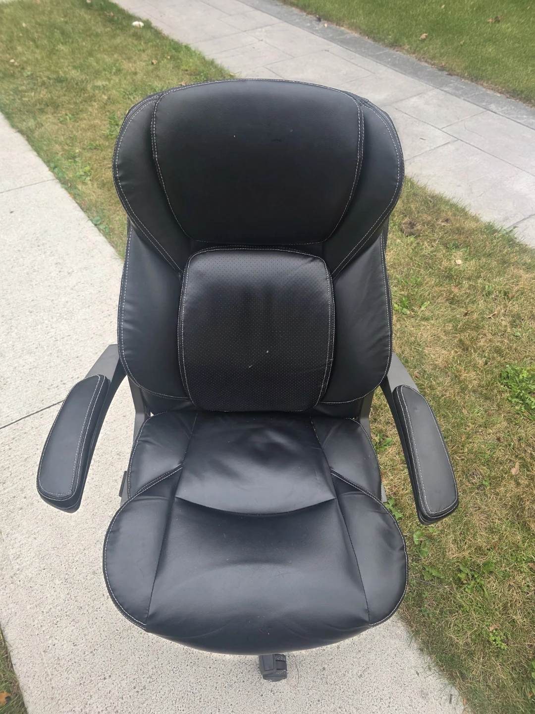 La-Z-Boy Black Leather Office Chair