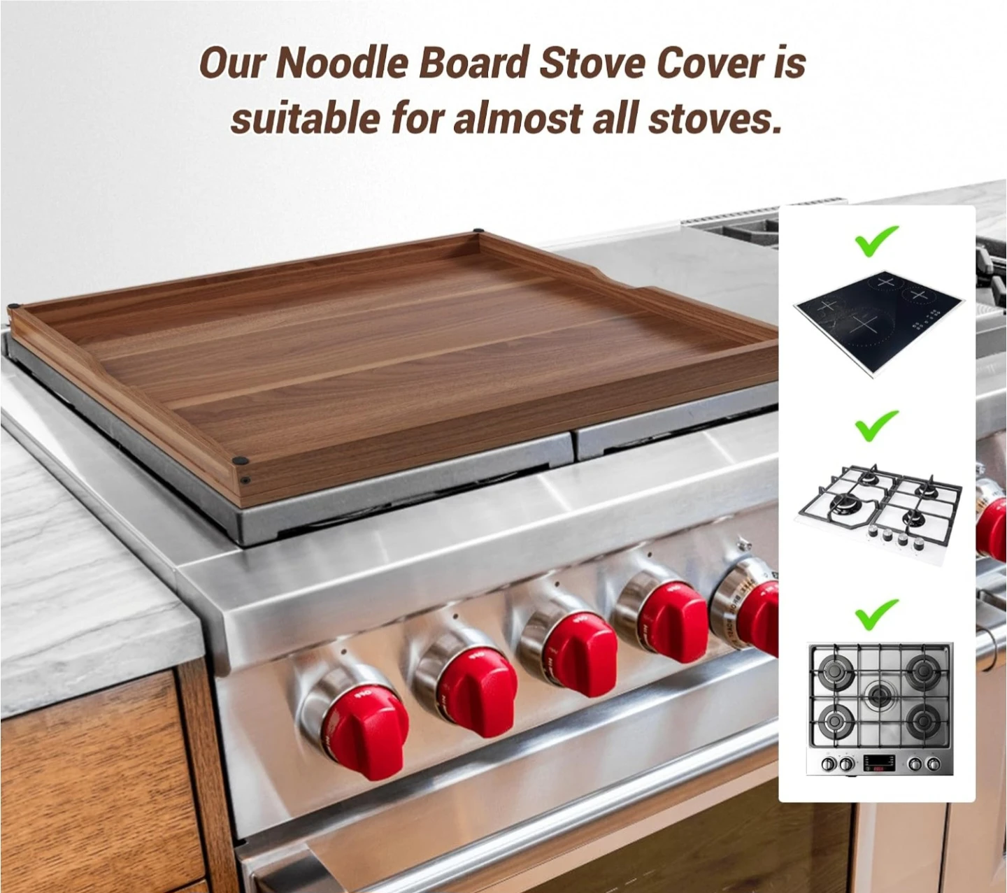 New Noodle Board Stove Cover