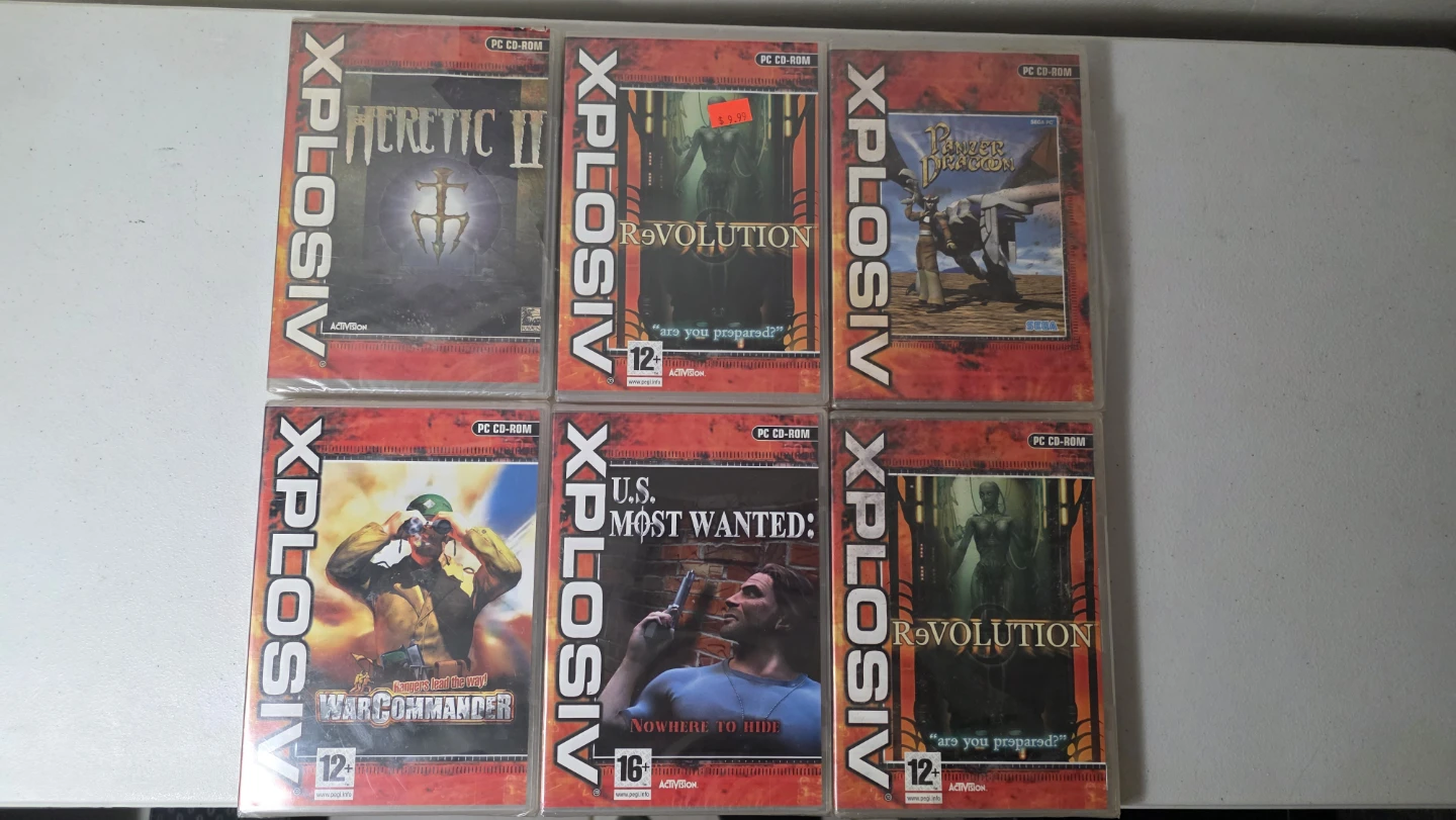 Collection of 17 Vintage PC CD-ROM Games