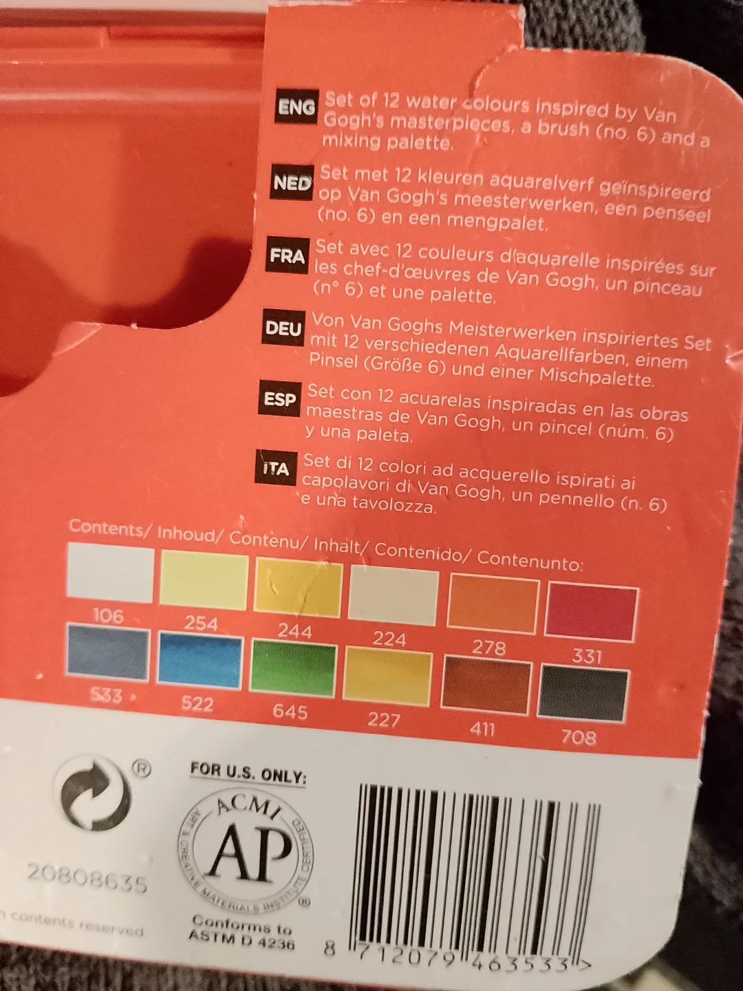 Van Gogh Water Colour Paint Set - photo 4