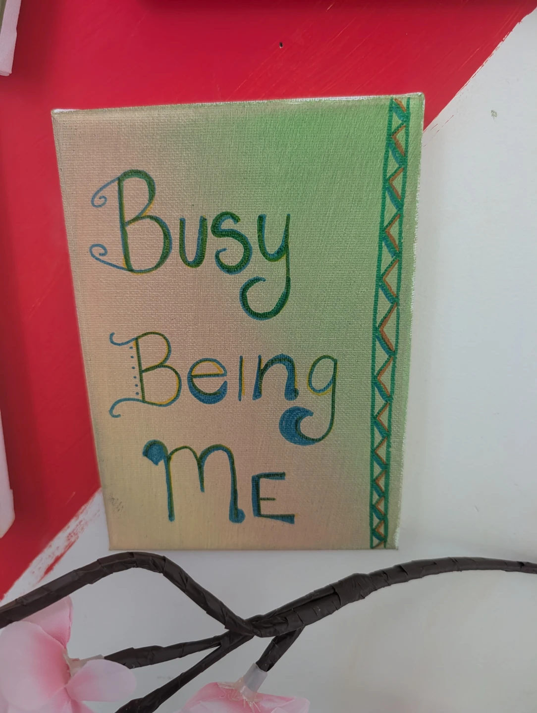 Busy Being Me Canvas original