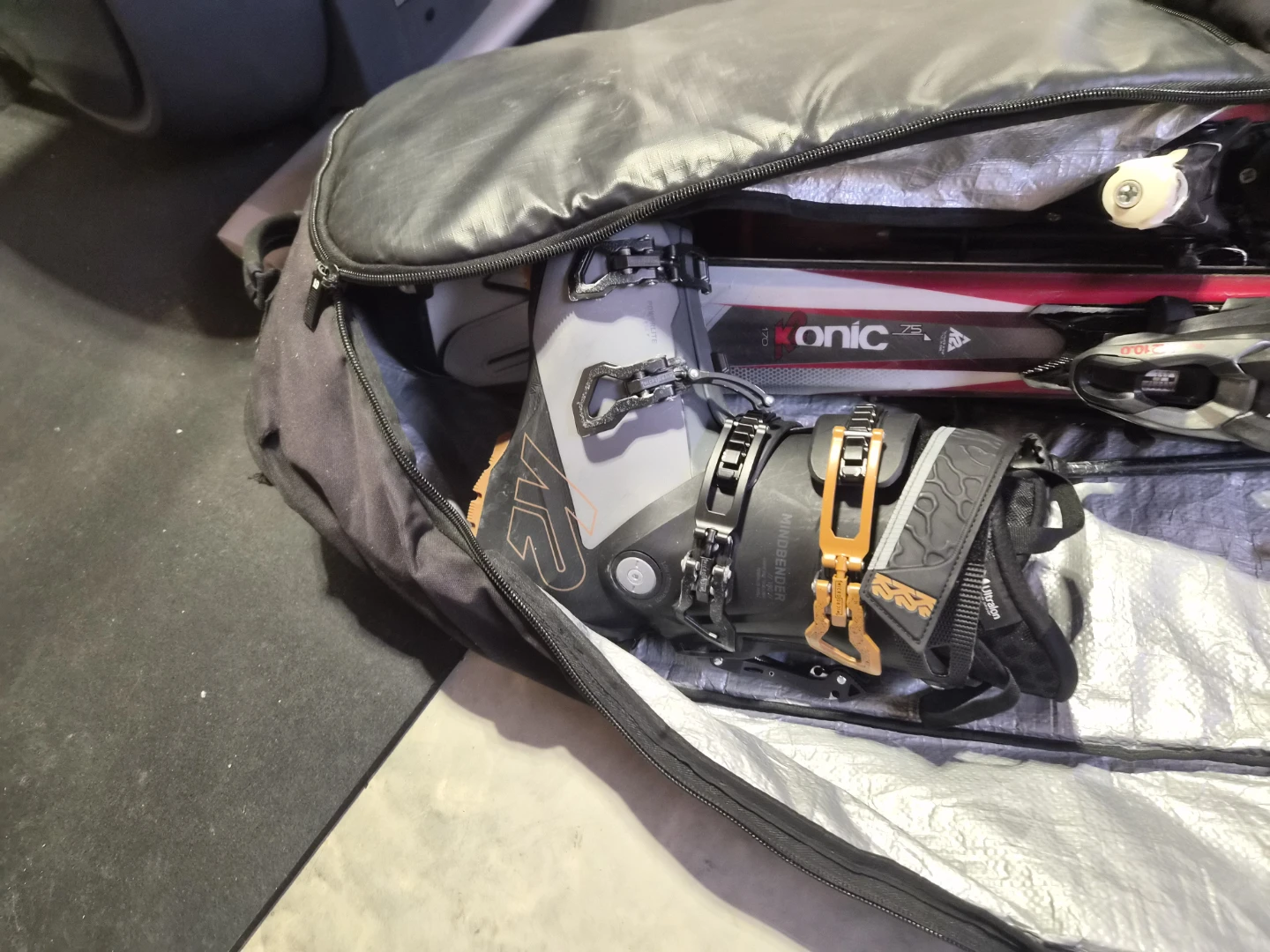 K2 Konic 75 Skis with Mindbender Boots and Gear Bag - photo 4