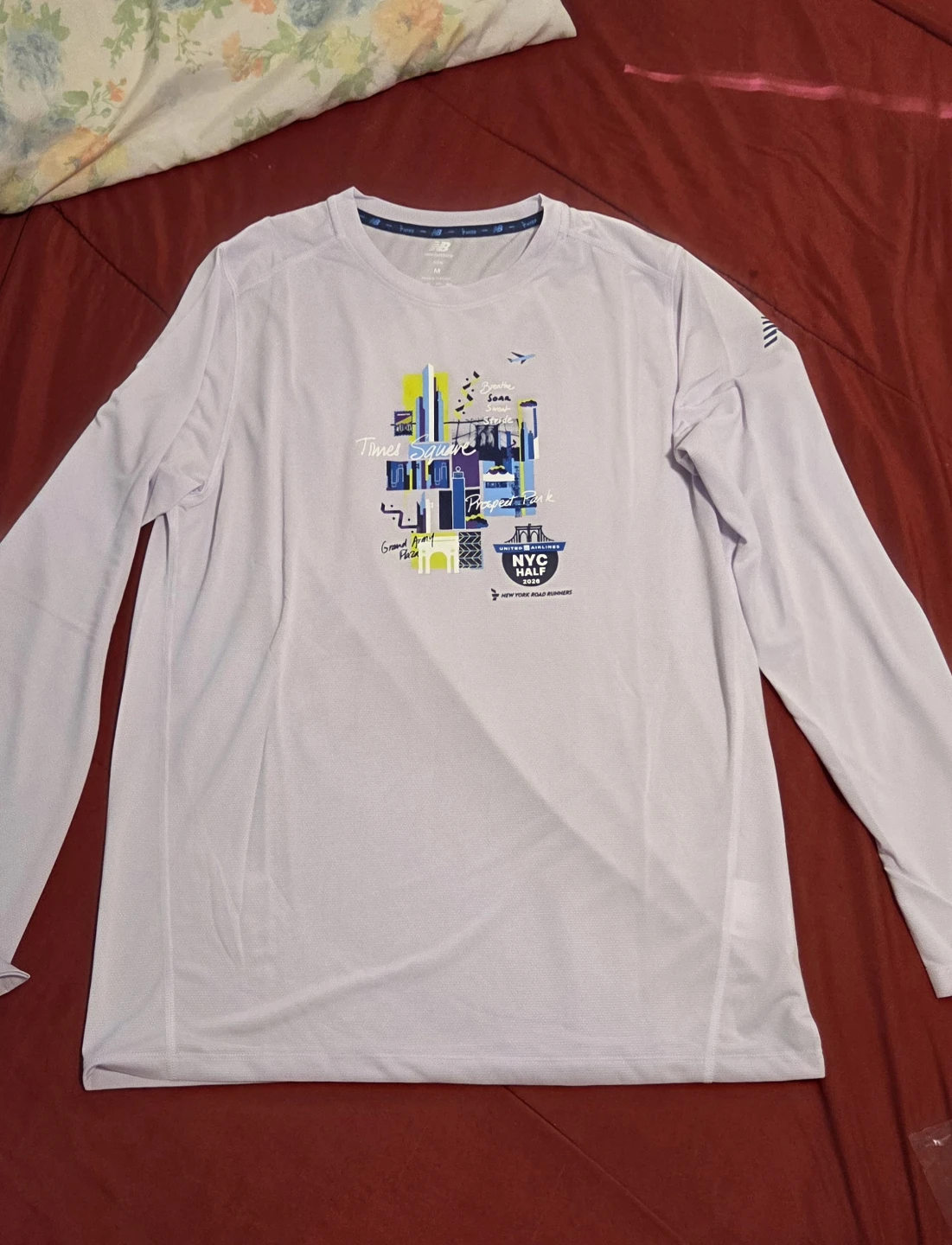 New Balance NYC Half 2026 Long Sleeve Shirt - Size M - photo 2