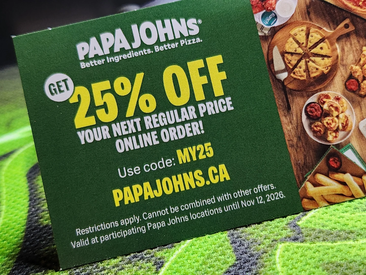 Papa Johns 25% Off Promo Code - photo 3