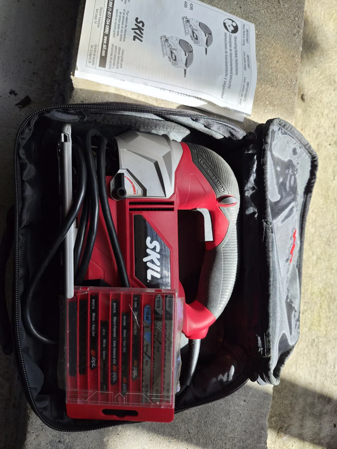 SKIL 4395 Jigsaw with Carrying Case and Blades - photo 3