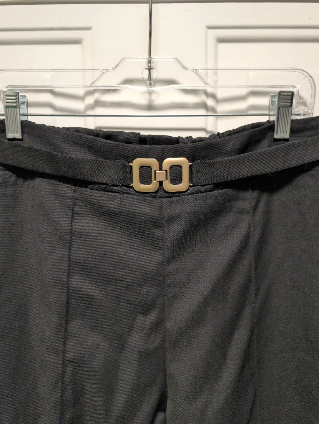 Black Trousers with Gold Buckle - photo 2