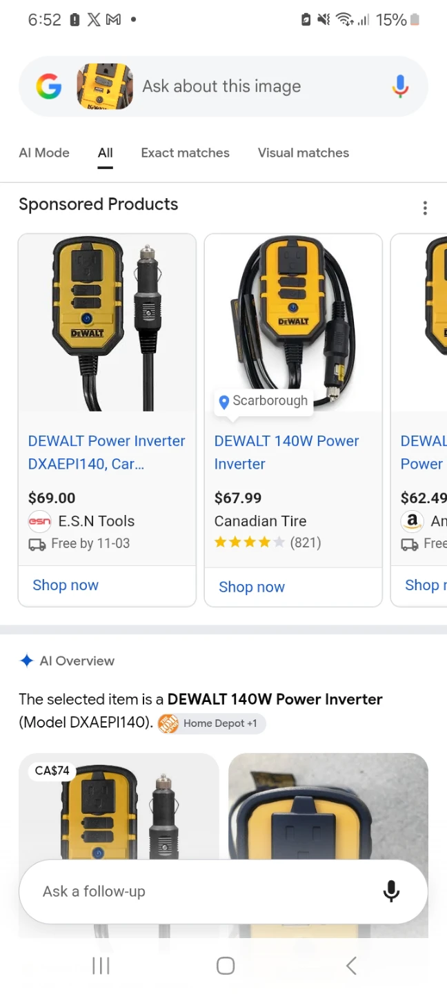 Dewalt power inverter - photo 2