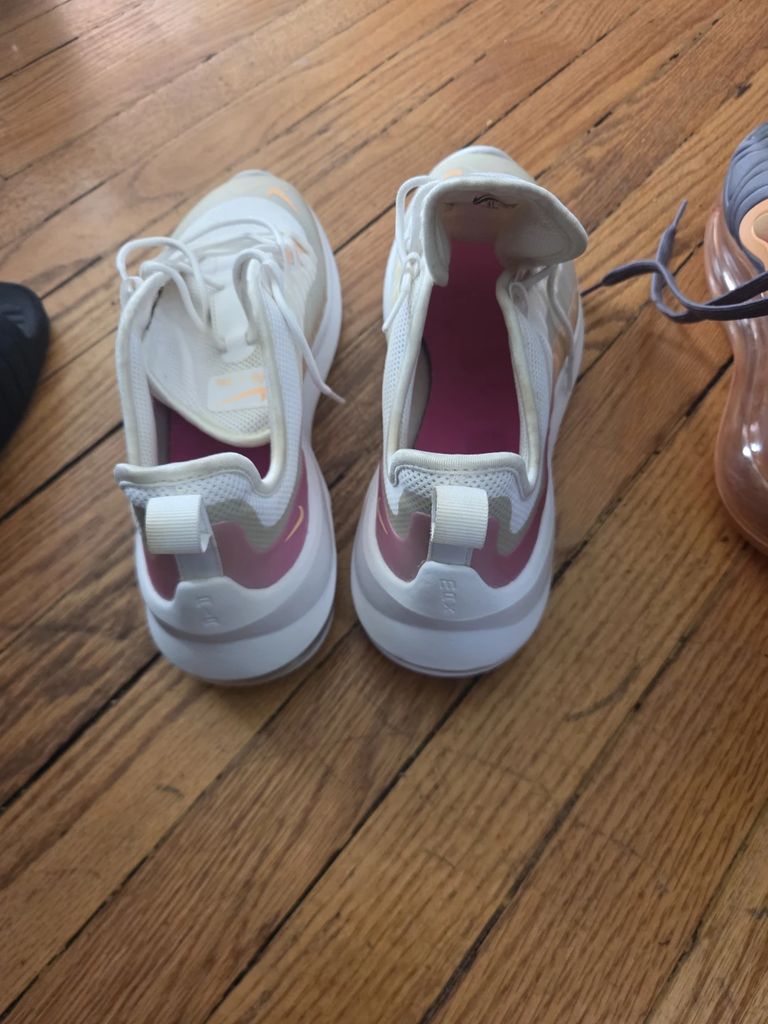 Nike Air Max Sneakers White and Pink - photo 3