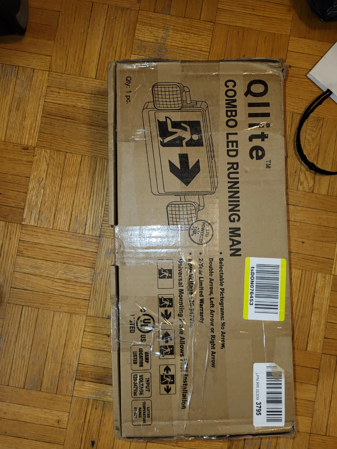 Qllite Combo LED Running Man Exit Sign - photo 2