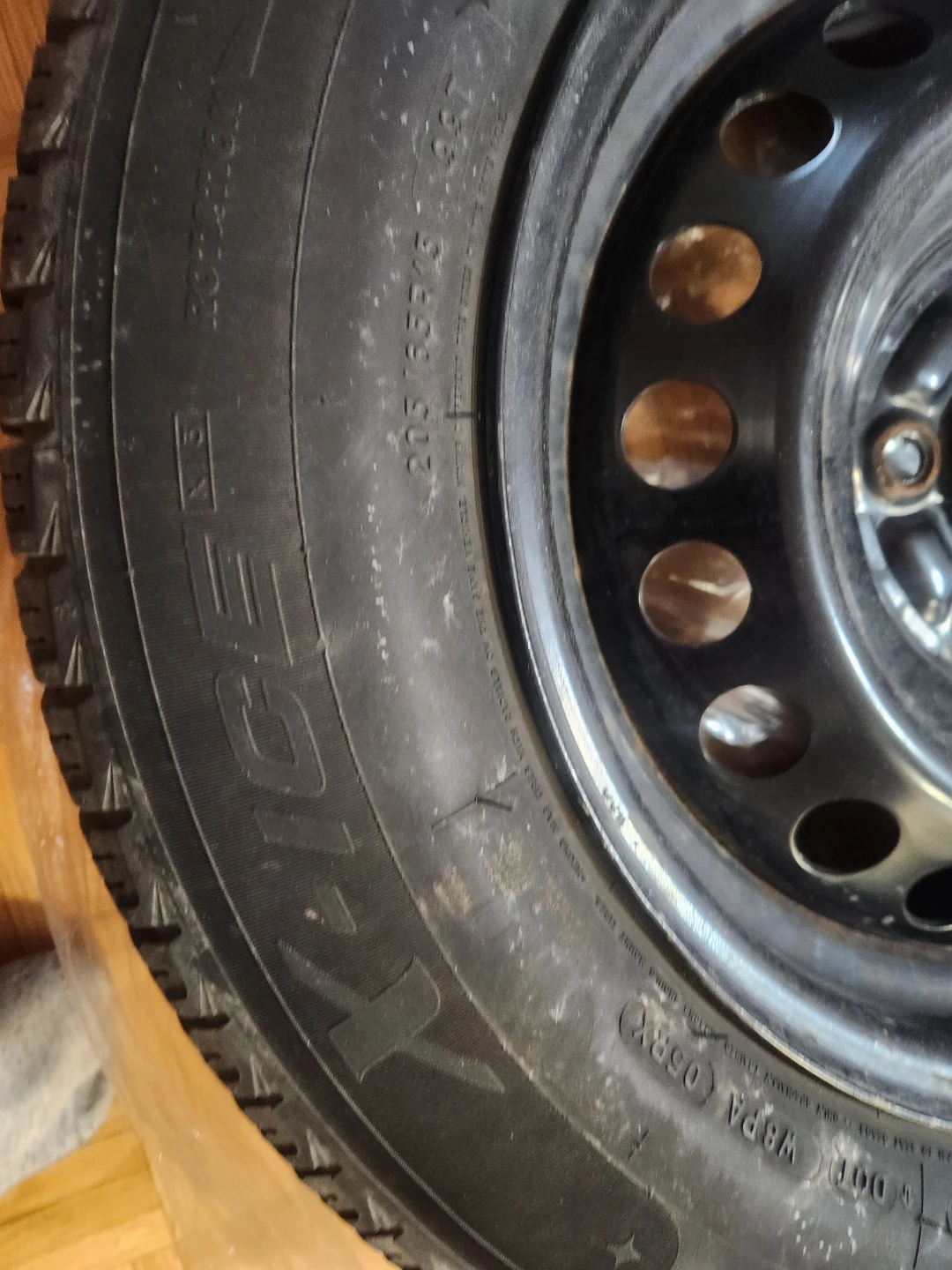 Civic winter tires with rim 205 65 R15 michellinx ice snow tires - photo 3