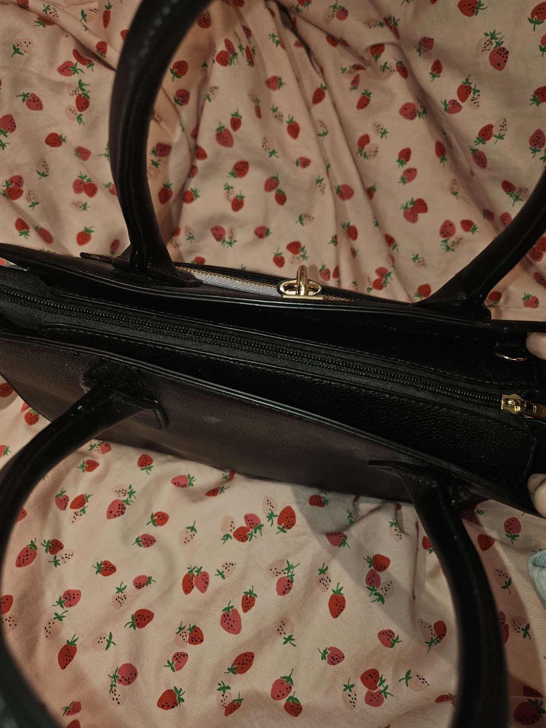 Call It Spring Black Handbag with cross body attachment included - photo 3