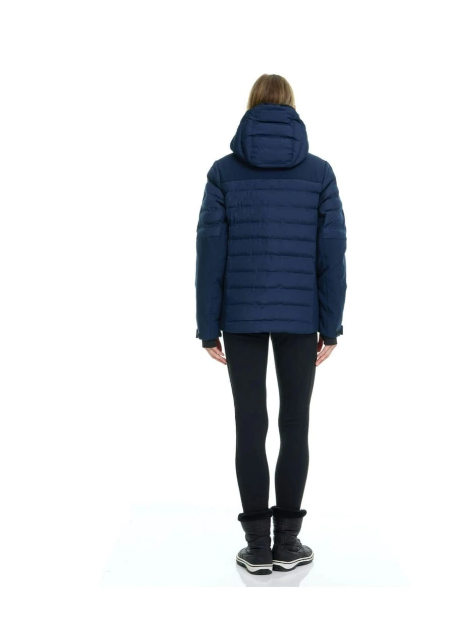 Women's Navy Blue Down Puffer Jacket