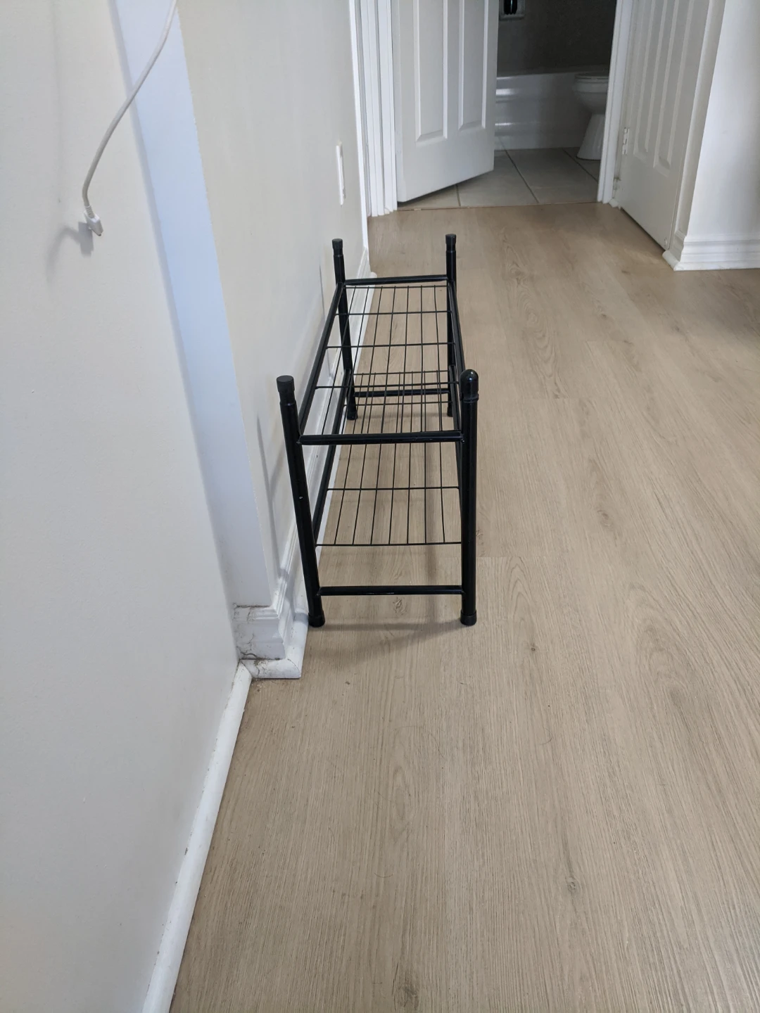 Two-Tier Metal Shoe Rack - photo 2