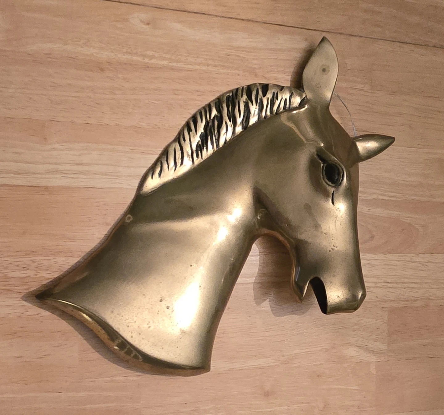 Solid Brass Stallion Head - photo 3