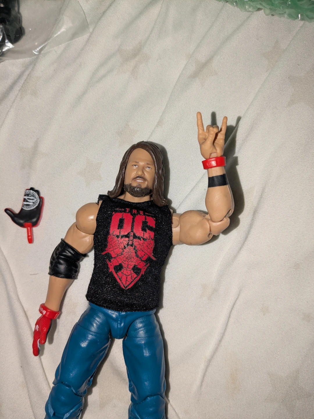 AJ Styles Elite WrestleMania 38 Figure Loose Figure - photo 2