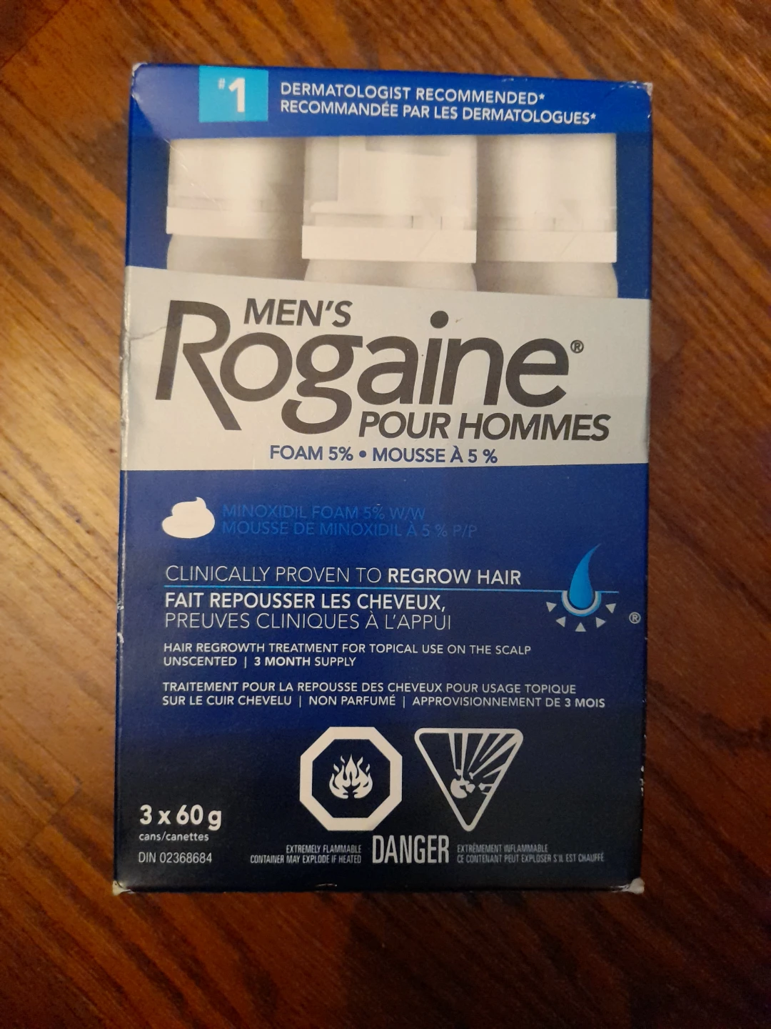 Men's Rogaine 5% Minoxidil Foam 3-Month Supply