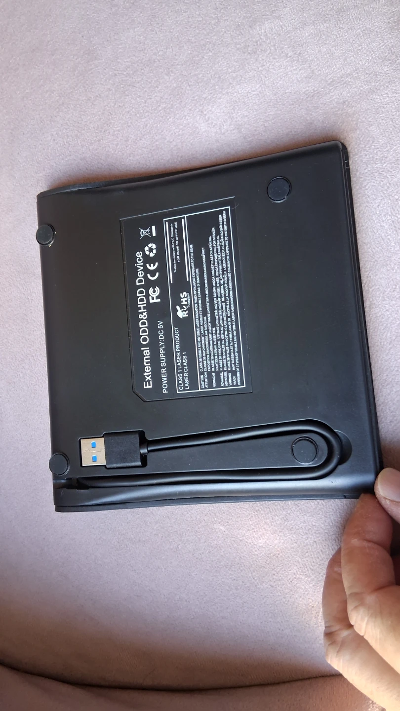 External DVD Drive Burner Reader Writer Rewriter - photo 4