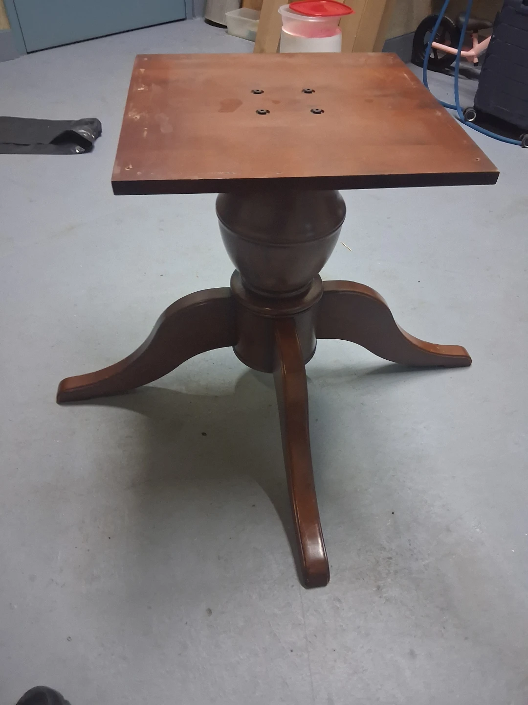 Wooden Pedestal Dining Table Base
