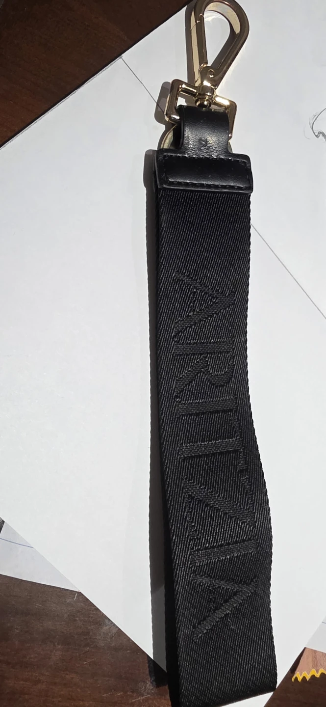 Aritzia Black Logo Strap