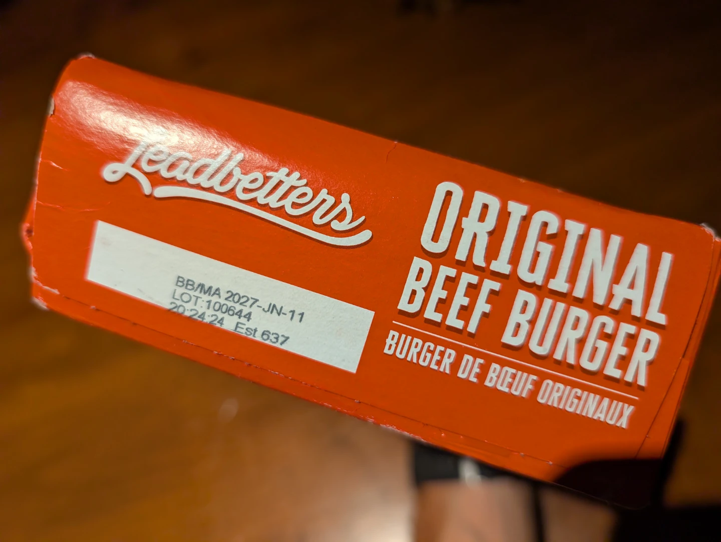 Leadbetters Original Beef Burgers - photo 3