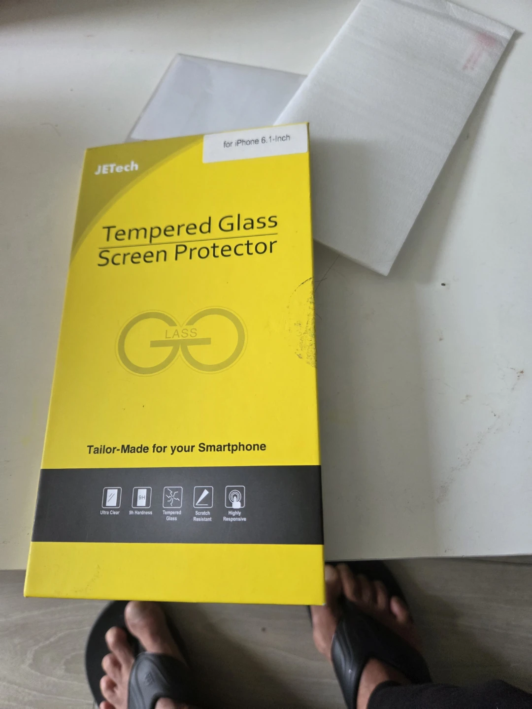 JETech Tempered Glass Screen Protector for iPhone 6.1-Inch - photo 2