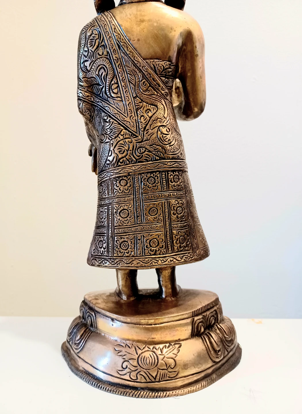 16" Heavy Bronze Bodhisattva Statue - photo 3