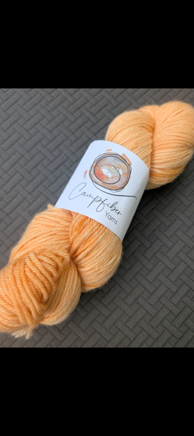 Campfiber Yarns Orange Hand-Dyed Yarn - photo 2