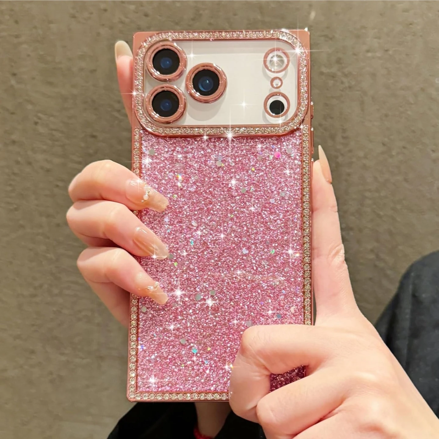 iPhone 17 Pro Max Case,Cute Bling Sparkly Rhinestones - photo 2