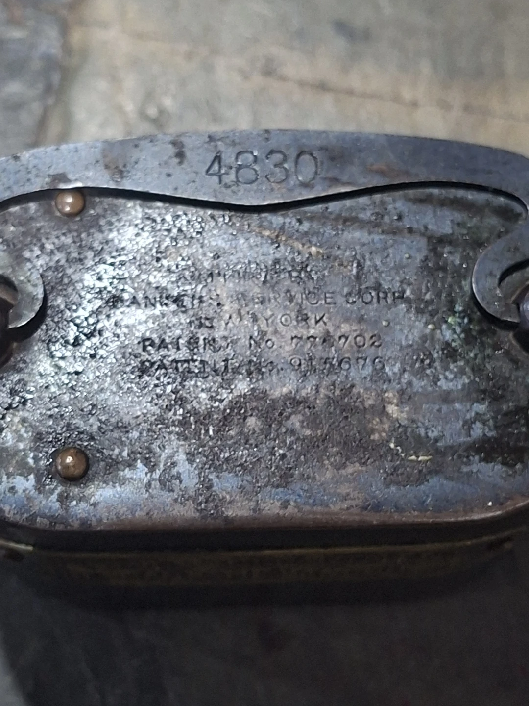 Antique 1910s Bank of Vancouver Metal Savings Bank - photo 4