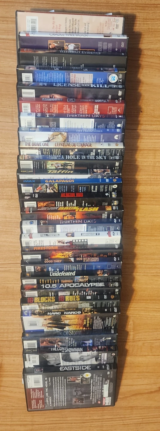 25 dvds