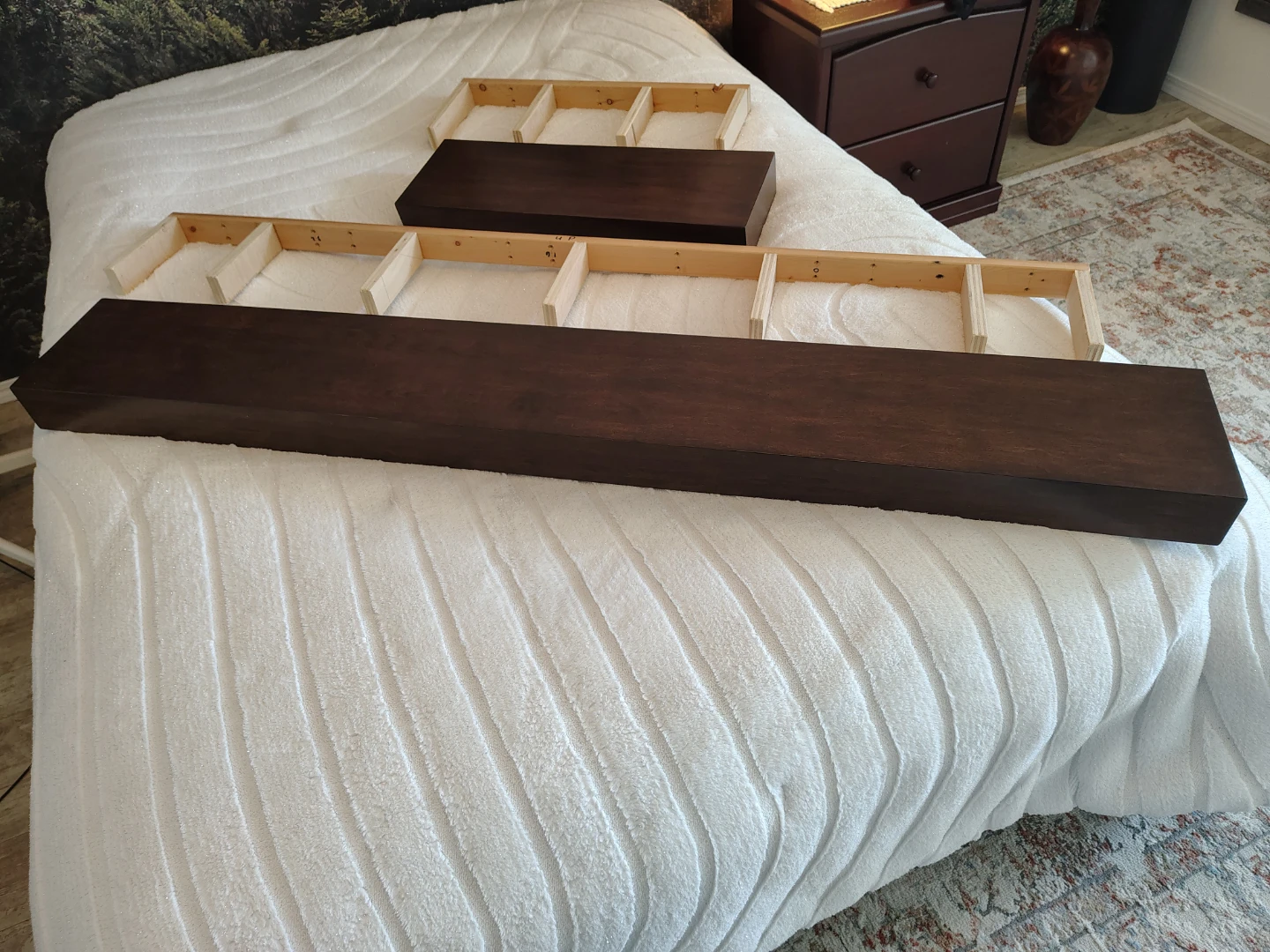 Two diy floating shelves - photo 3