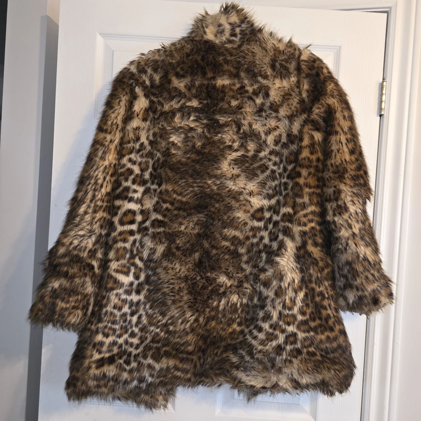 Banana Republic Leopard Print Faux Fur Coat - photo 2