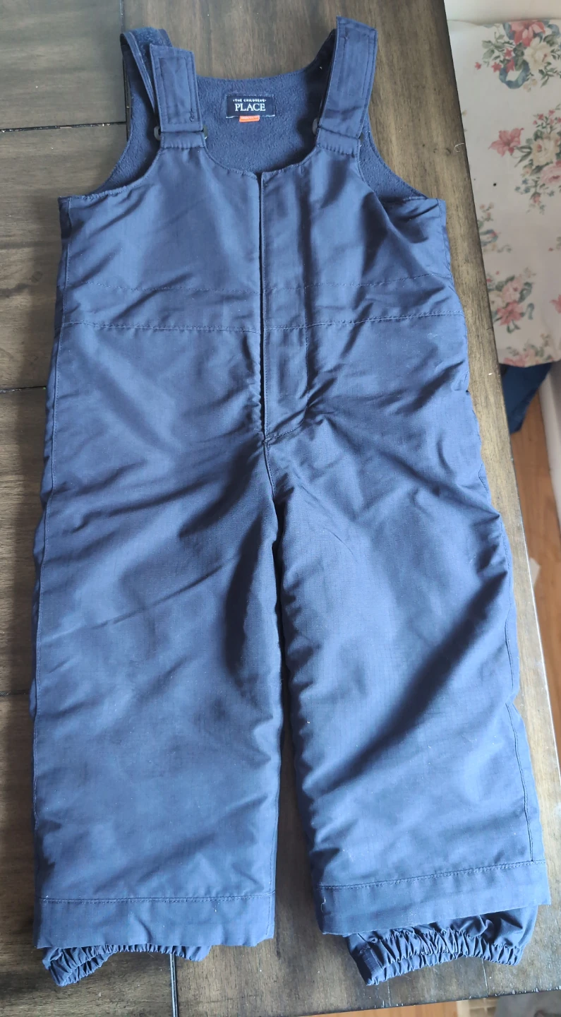 The Children's Place Navy Snow Bibs 2T