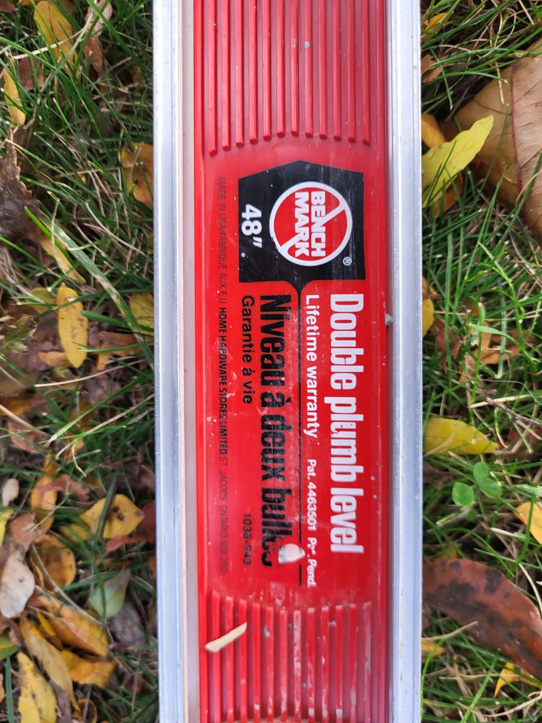 Bench Mark 48" Double Plumb Level - photo 2