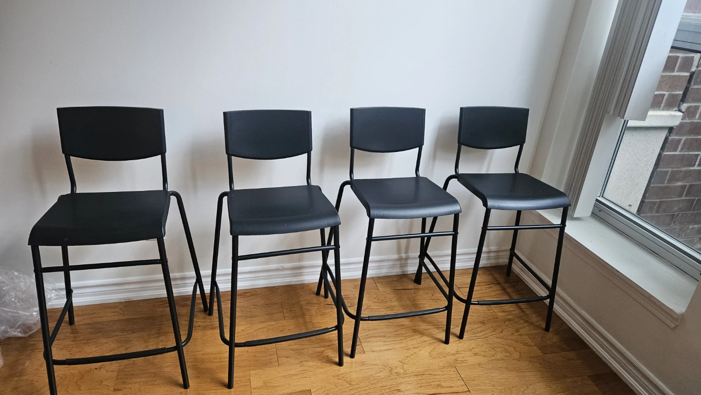Ikea Stig bar stool x4