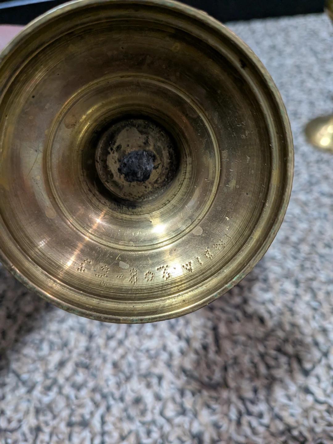 Vintage brass mini vases - photo 5