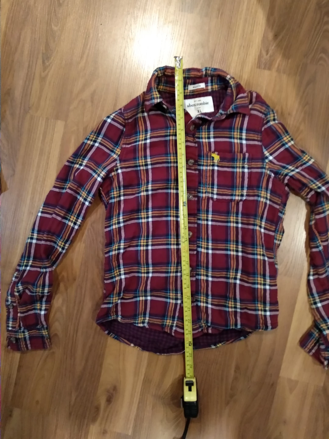 Abercrombie Kids Plaid Flannel Shirt XL