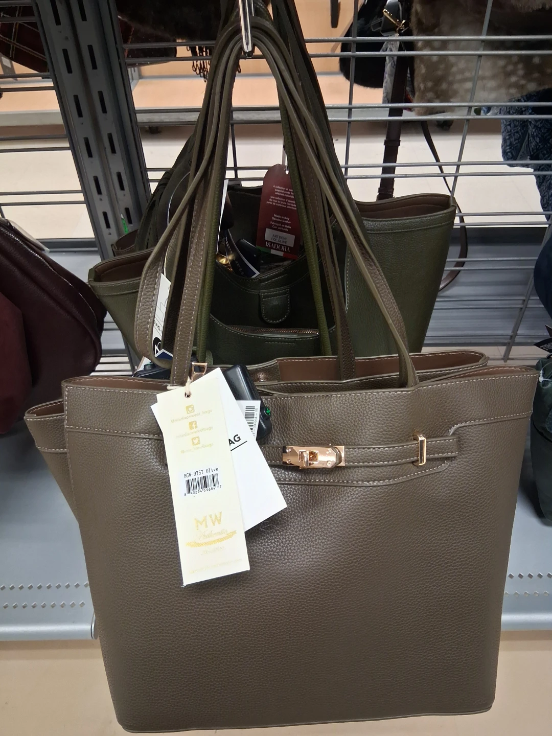 MW Olive Tote Bag